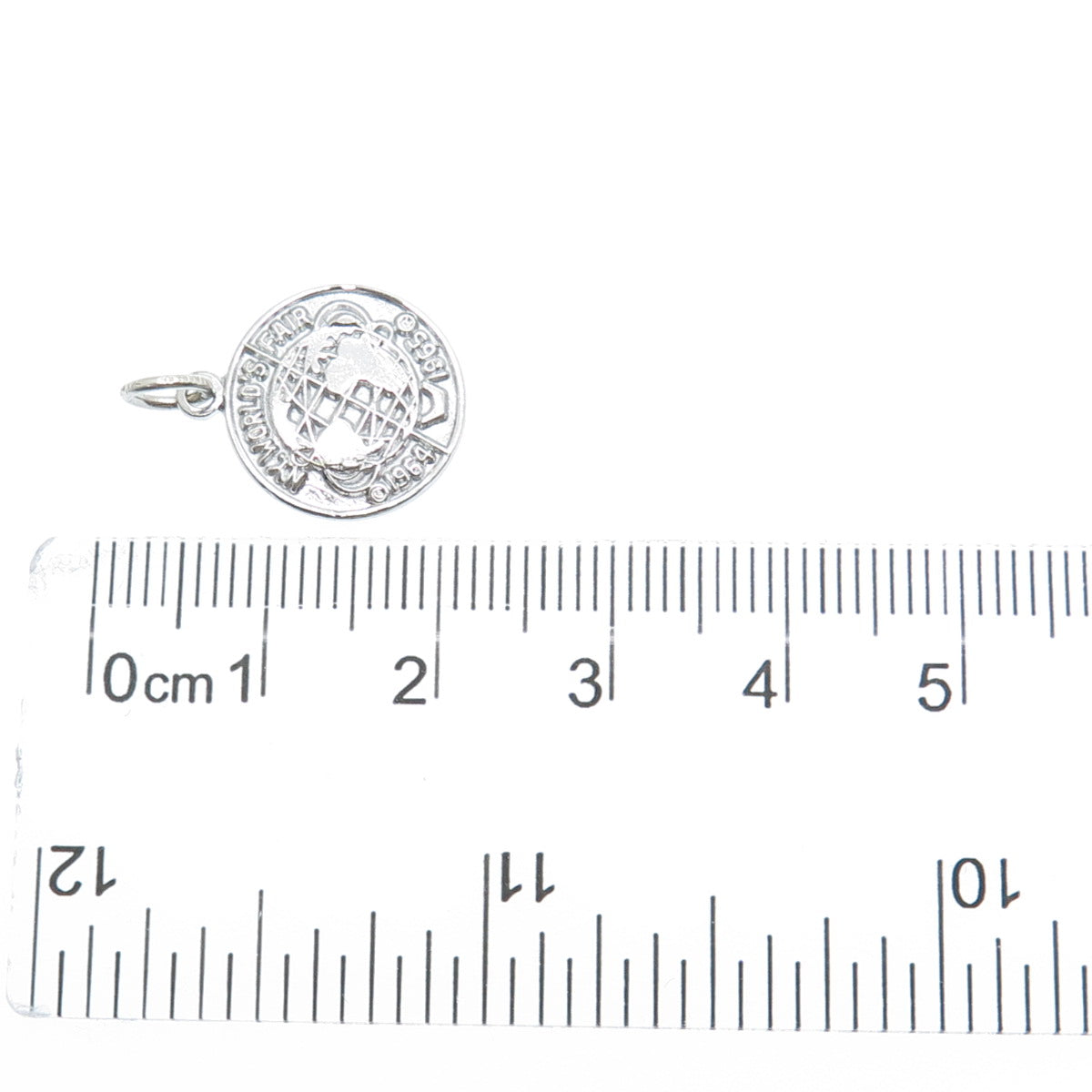 925 Sterling Silver Vintage 1961 NY World's Fair 1964-1965 Mini Charm Pendant