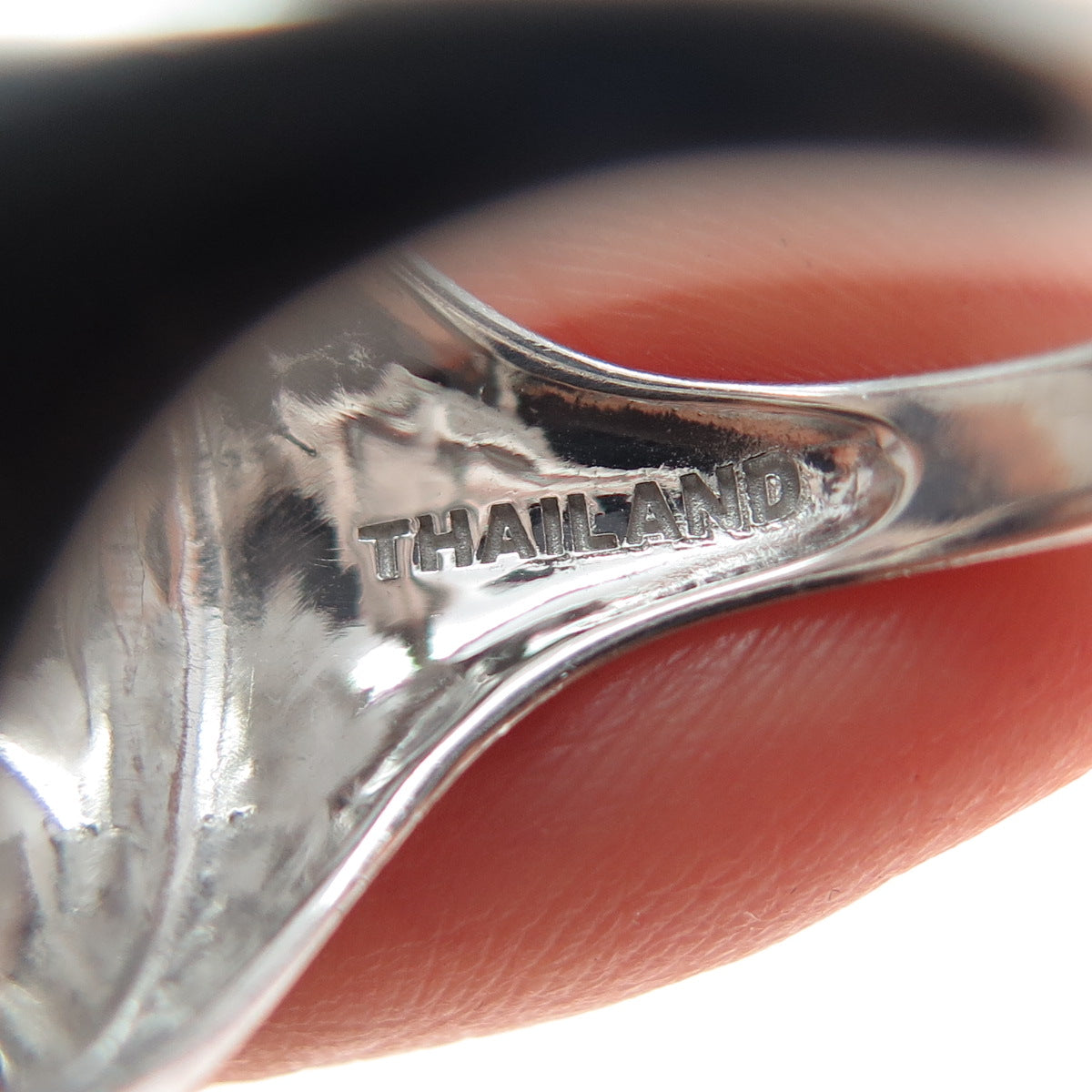 HAN 925 Sterling Silver Enamel Round-Cut C Z Sea Life Ring Size 7.25