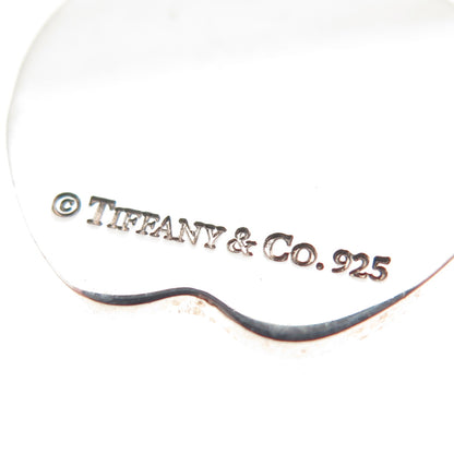 Tiffany & Co. 925 Sterling Silver Vintage Engraved MEC Apple Tag Charm Pendant