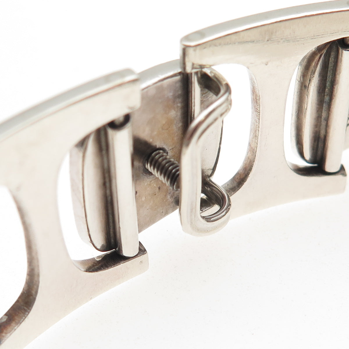 Bent Knudsen 925S Sterling Silver Vintage Denmark Modernist Bracelet 7.25" #77