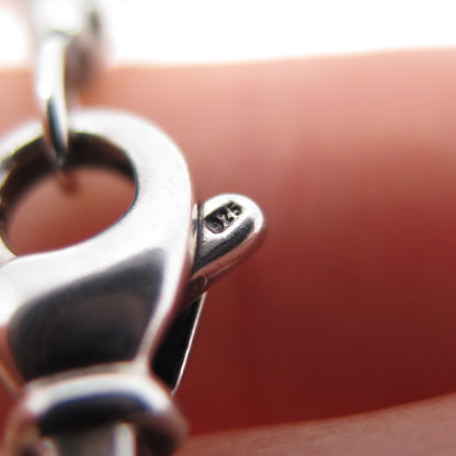 DAVID YURMAN 925 Sterling Silver Round Box Chain Necklace 24"