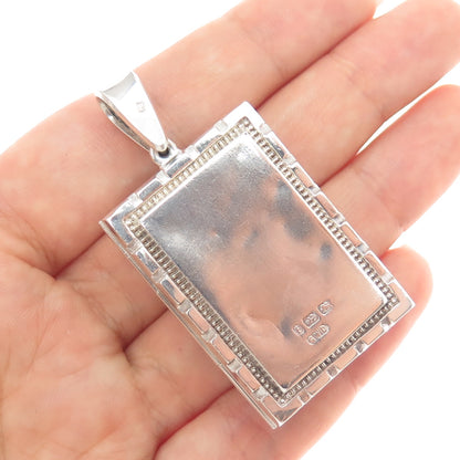 GEORGE WILLIAM DAWSON Sterling Gold Antique 1880 England Japanese Locket Pendant