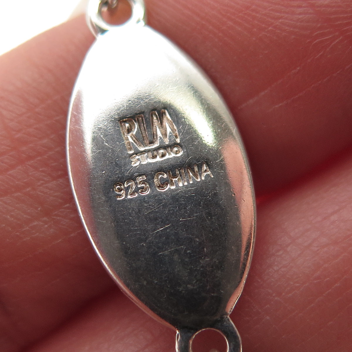 Robert Lee Morris Sterling Silver 2-Tone Vintage Real Pearl Chain Necklace 32"