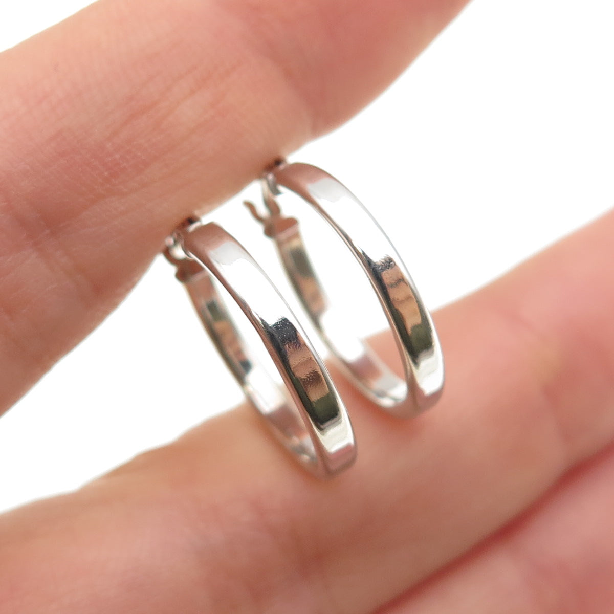 925 Sterling Silver Hoop Earrings