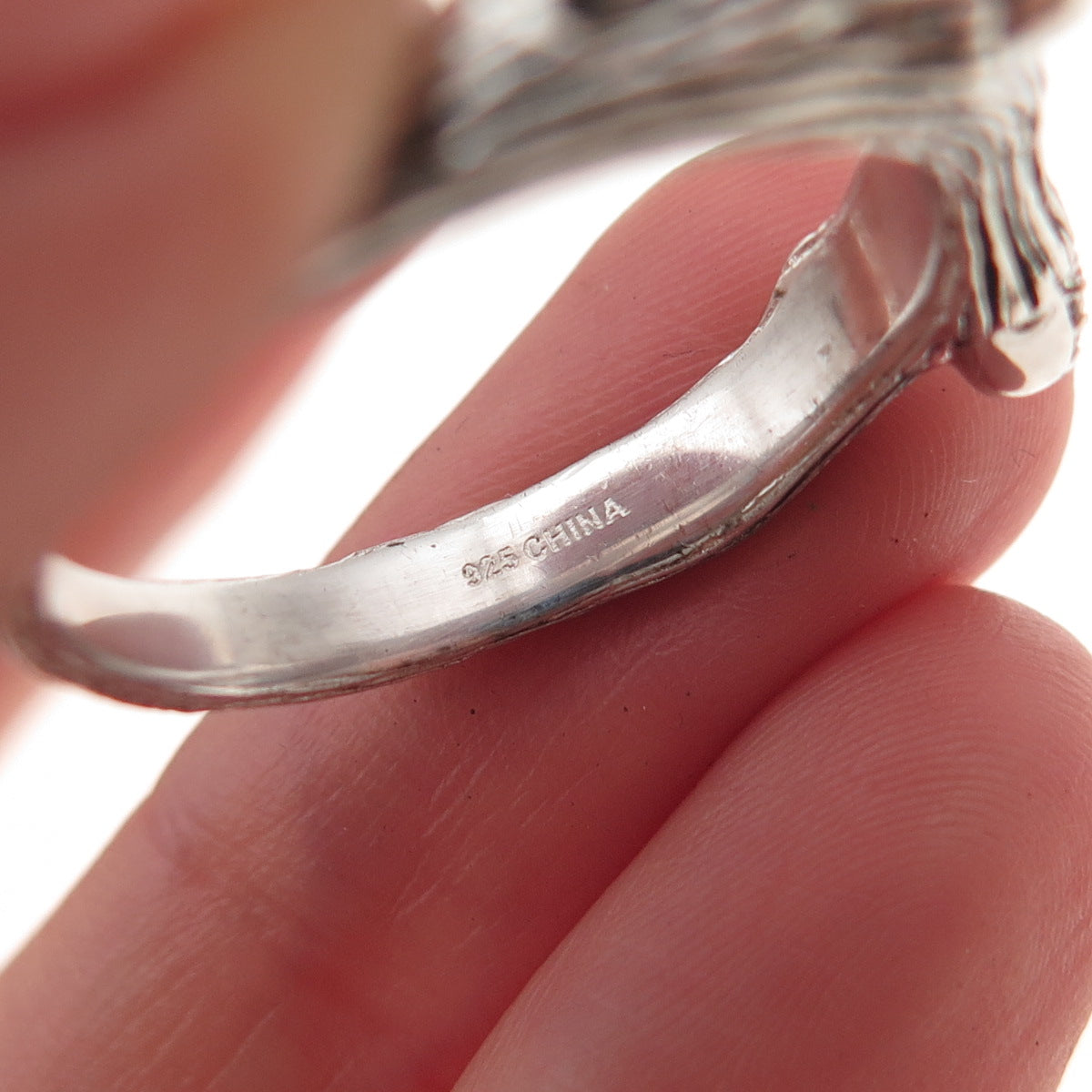 Stephen Dweck 925 Sterling Silver Real Diamond Fortuna Branch Ring Size 9.25
