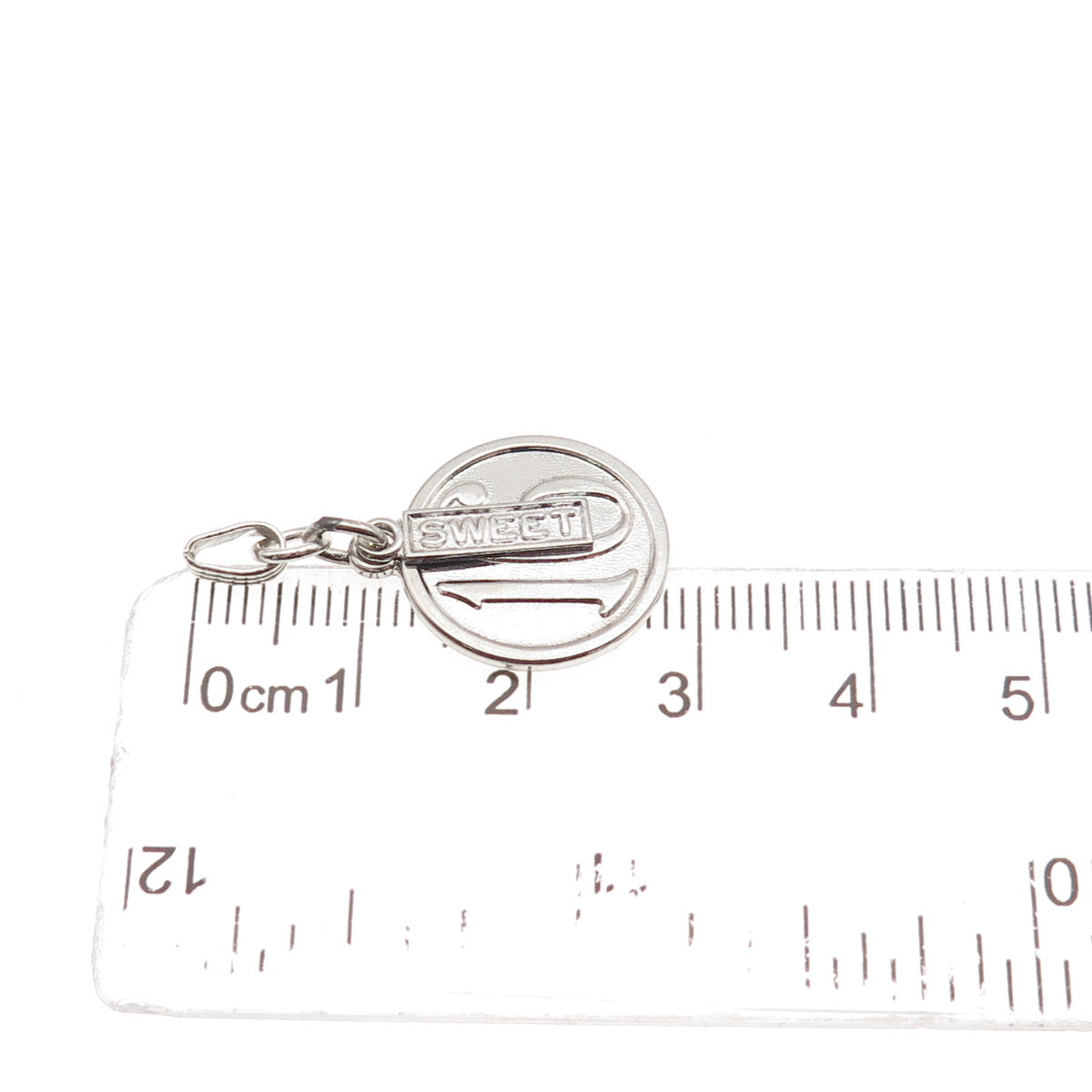Wells 925 Sterling Silver Vintage Sweet 16 Charm Pendant