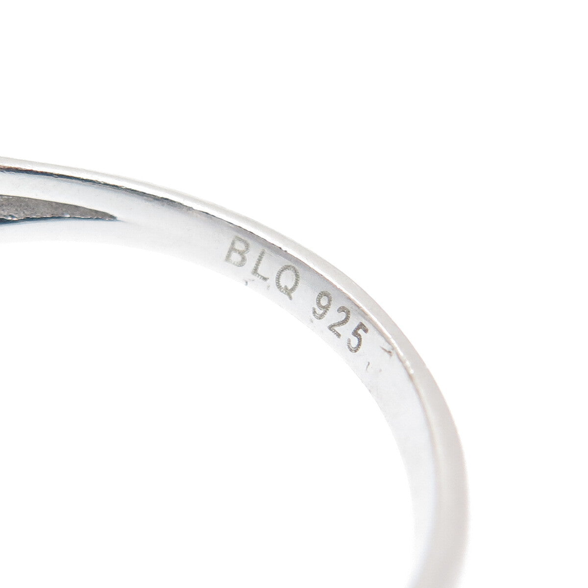 BLQ Basiq Jewelry 925 Sterling Silver Real Blue Aventurine Ring Size 9.5