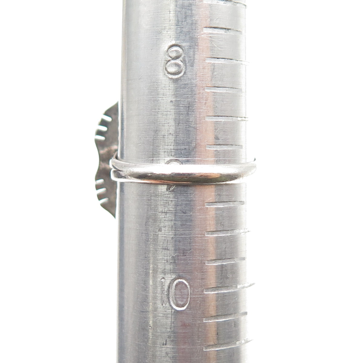 TED OTT Old Pawn 925 Sterling Silver Vintage Southwestern Turquoise Ring Size 9