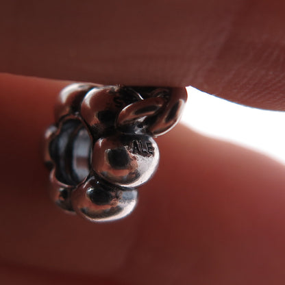 PANDORA 925 Sterling Silver Party Girl Dress Dangle Slide Charm