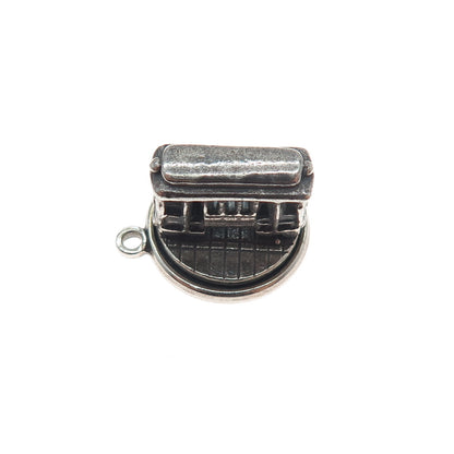 BELL TRADING POST 925 Sterling Silver Vintage SF Cable Car Mini 3D Charm Pendant