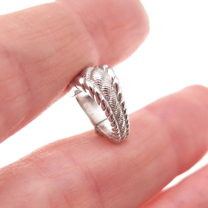 Judith Ripka 925 Sterling Silver Woven Bail for Pendant