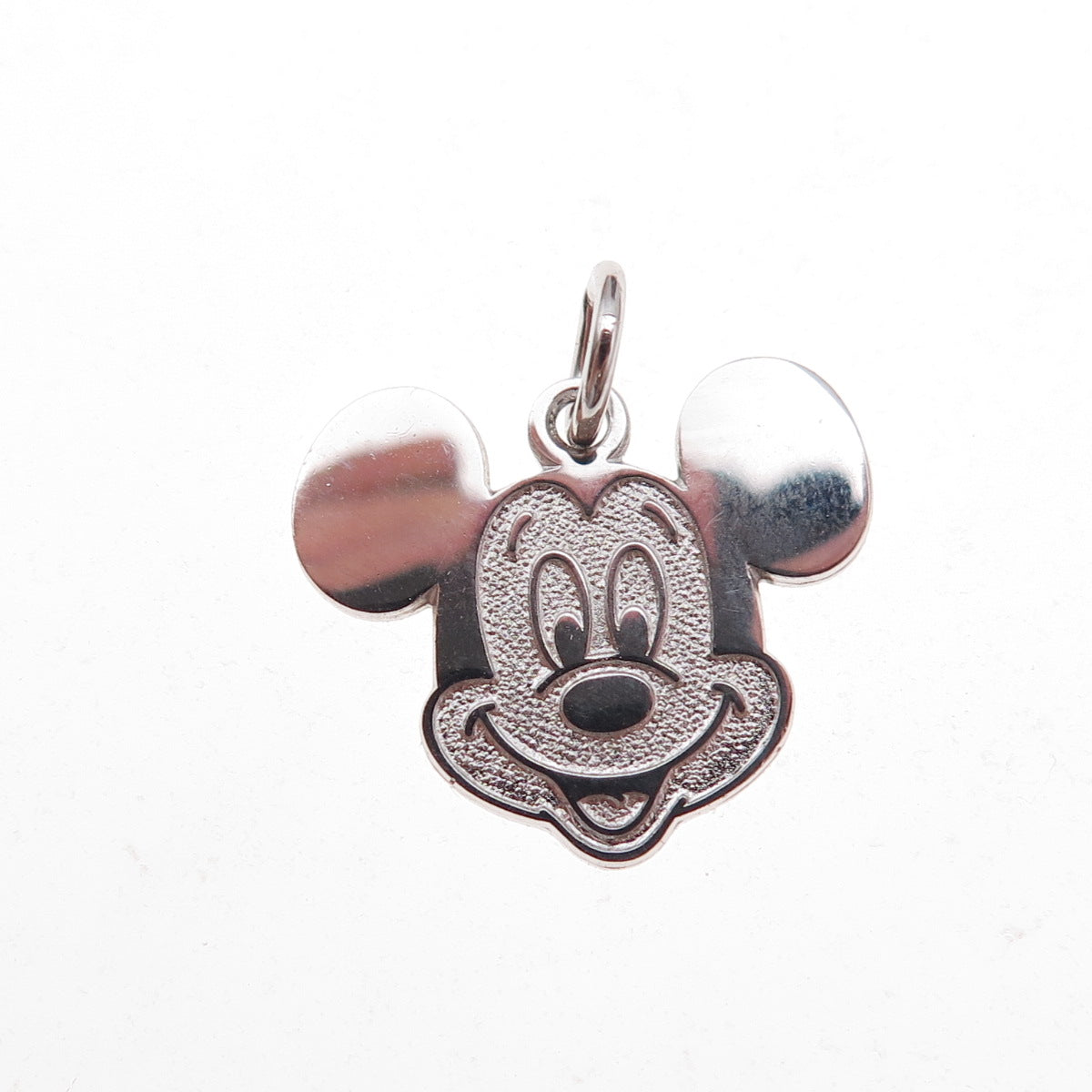 Disney 925 Sterling Silver Vintage Mickey Mouse Charm Pendant