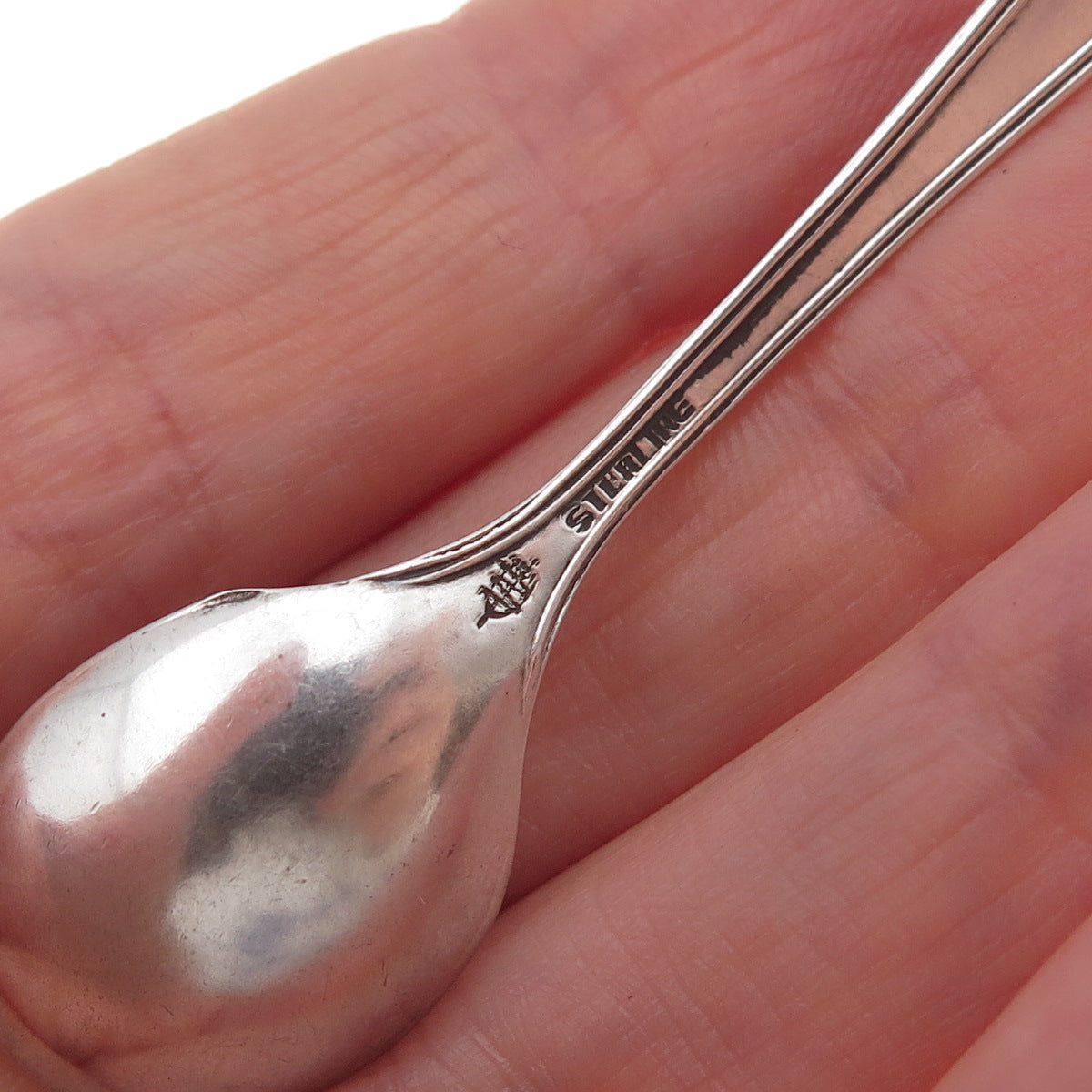 Webster Co. 925 Sterling Silver Antique Art Deco Salt & Spices Spoon