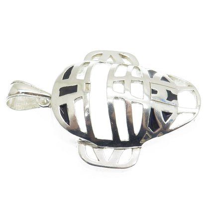 925 Sterling Silver Vintage Baseball Catcher's Mask Pendant