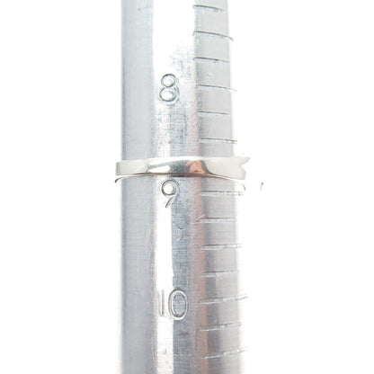 925 Sterling Silver Real Round-Cut Black & White Diamond Heart Ring Size 8.75