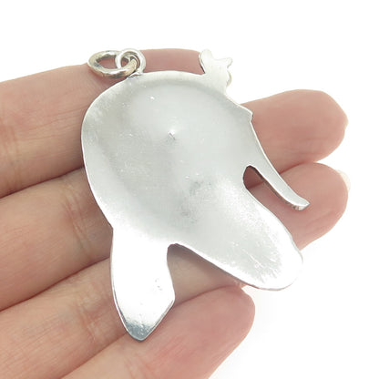 925 Sterling Silver Vintage Egyptian Pharaoh Pendant