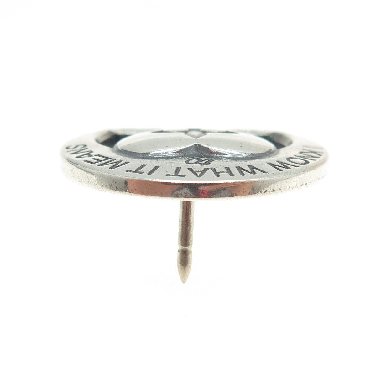 ANNE DALE 925 Sterling Silver 2005 New Orleans Katrina Memorial Tie Tack