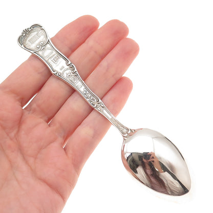 Mechanics 925 Sterling Antique Art Deco St. Paul's Church Norfolk VA Tea Spoon