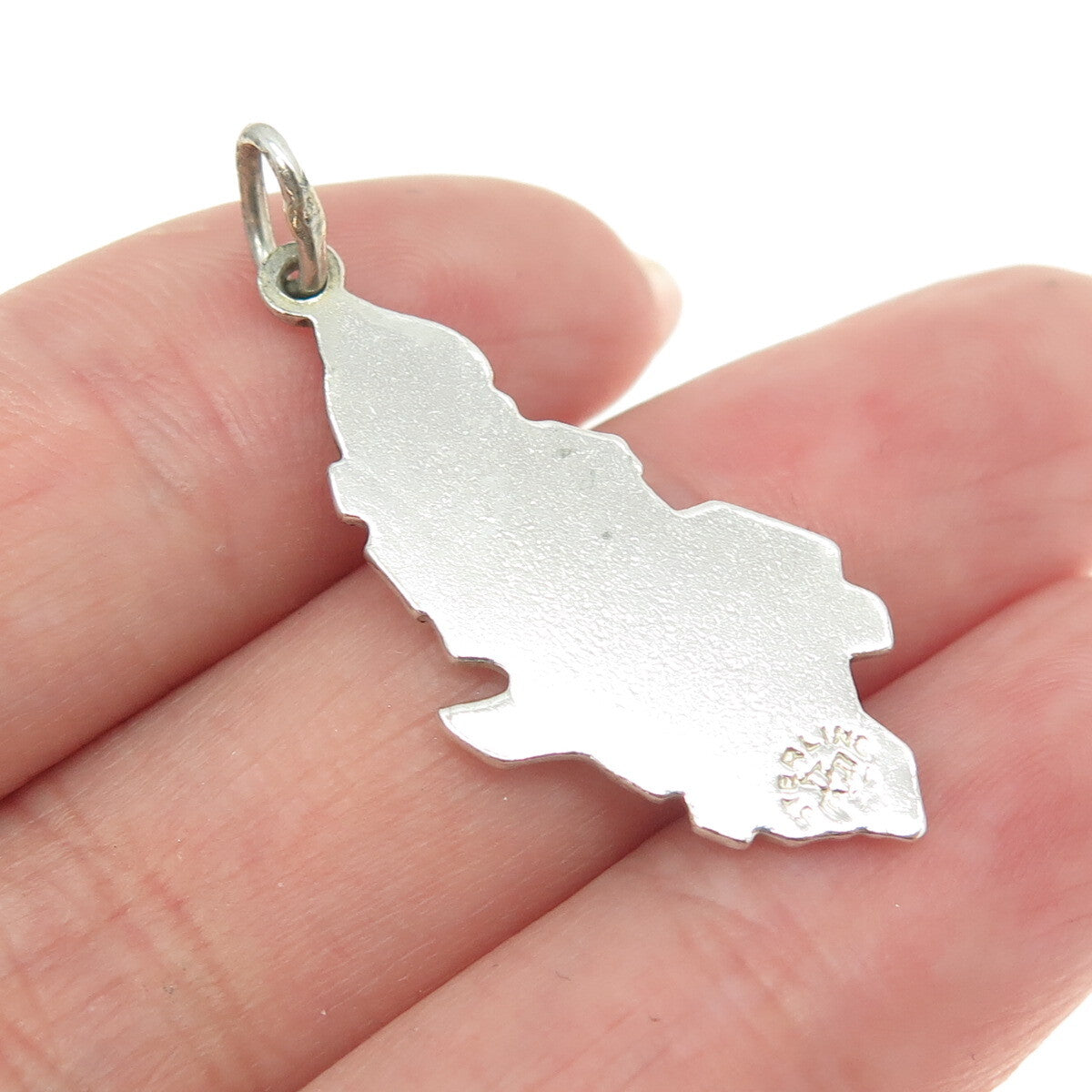 925 Sterling Silver Vintage Mexico Saint Thomas, Virgin Islands Pendant