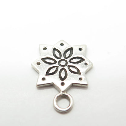 925 Sterling Silver Vintage Ornate Charm Pendant