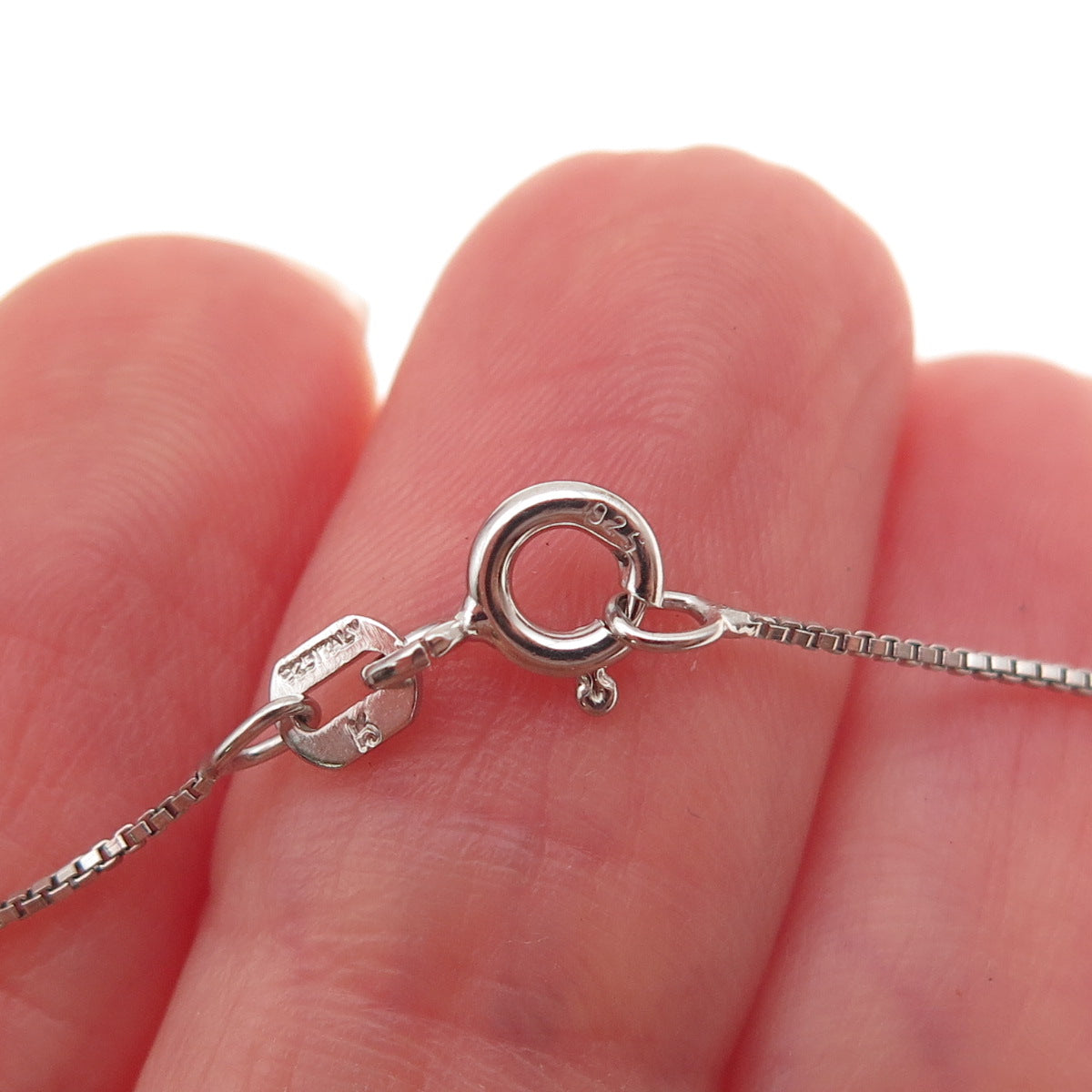 925 Sterling Round & Tapered Baguette-Cut C Z Butterfly Box Chain Necklace 18"