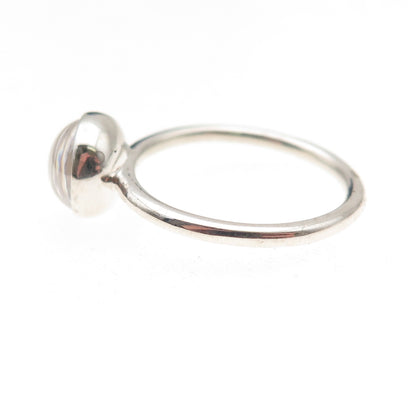 Pandora 925 Sterling Silver Clear Crystal Poetic Droplet Ring Size 6
