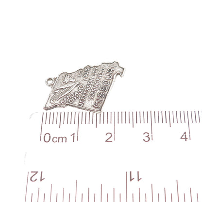 Bell Trading Post 925 Sterling Silver Vintage Missouri State Mini Charm Pendant