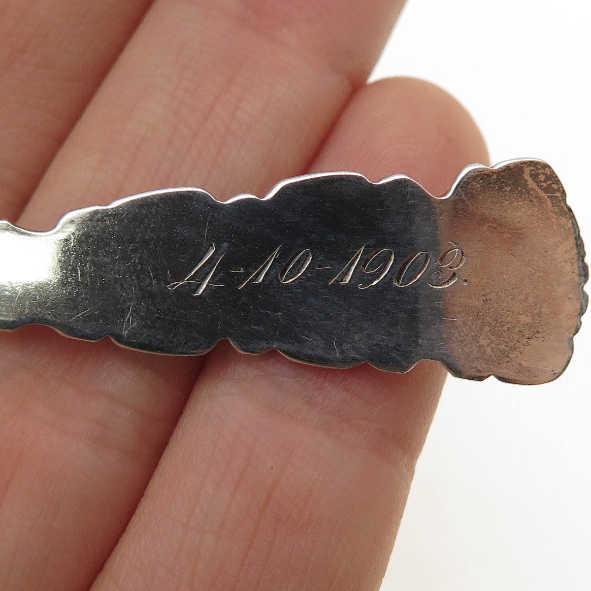 925 Sterling Silver Antique Art Deco Milwaukee Wisconsin Coffee Spoon