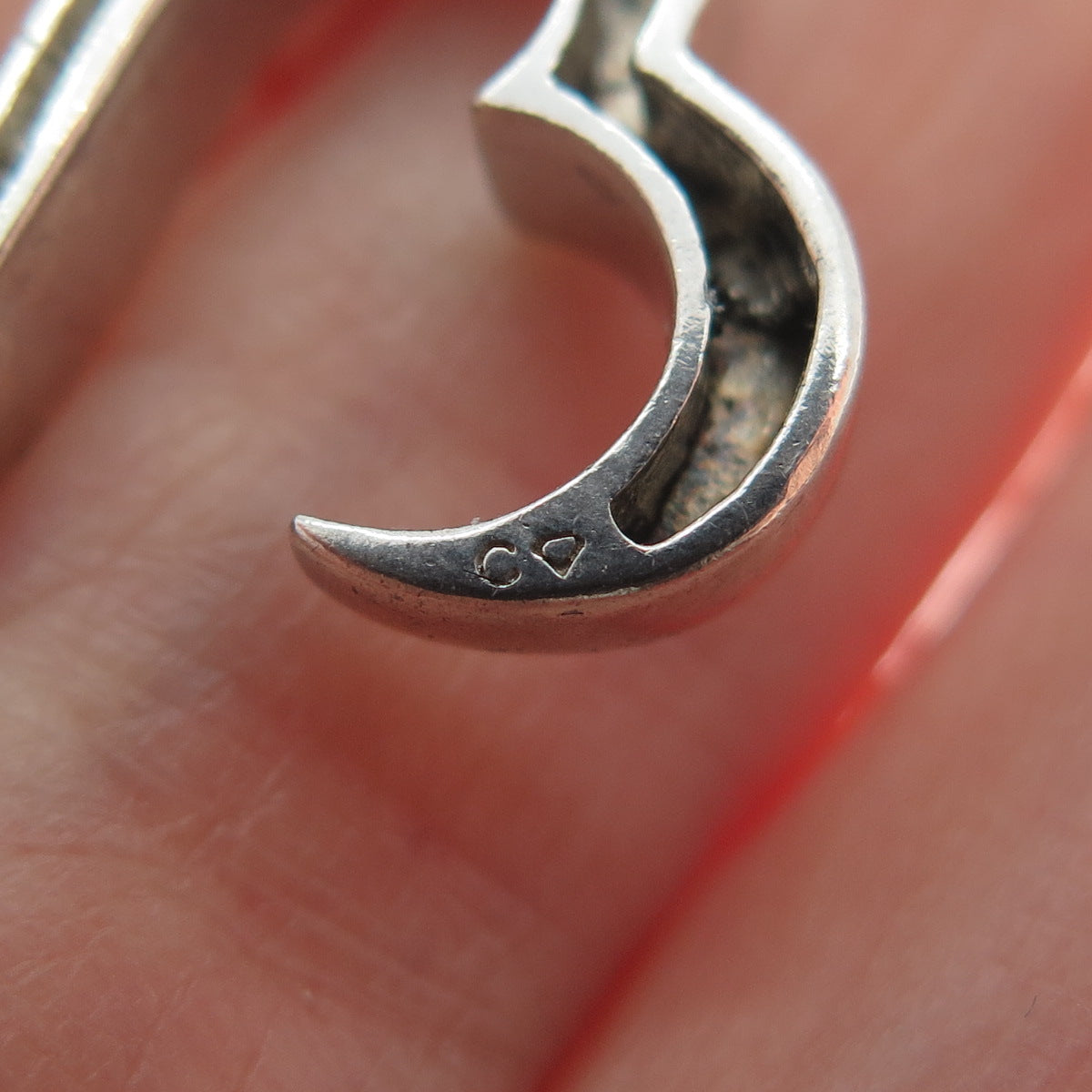 925 Sterling Silver Open Heart Minimalist Slide Pendant