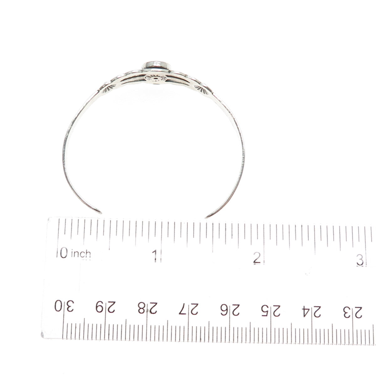 PACIFIC JEWELRY Old Pawn Sterling Vintage Turquoise Adjustable Bracelet 5.25"