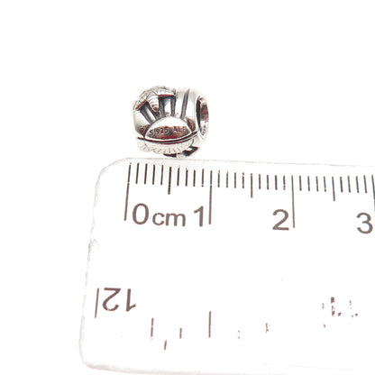 Pandora 925 Sterling Silver Seashell & Starfish Slide Bead Charm