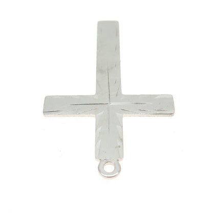 TRU KAY 925 Sterling Silver Vintage Cross Religious Pendant