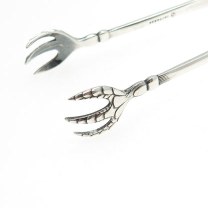TOWLE 925 Sterling Silver Antique Victorian 1889-1890 Shell Sugar Tongs