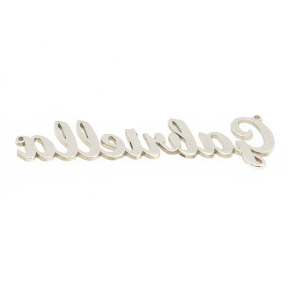 925 Sterling Silver "Gabriella" Personalized Centerpiece Pendant