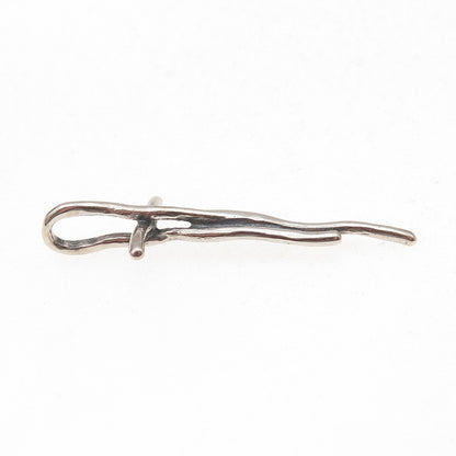 Silpada 925 Sterling Silver Vintage Great Impressions Twig Cross Charm Pendant