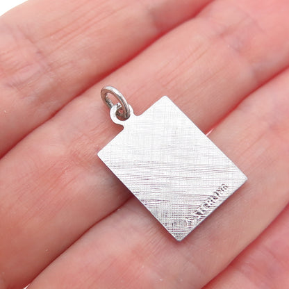 925 Sterling Silver Vintage 1985 NAIFA Phoenix 25th Anniversary Charm Pendant
