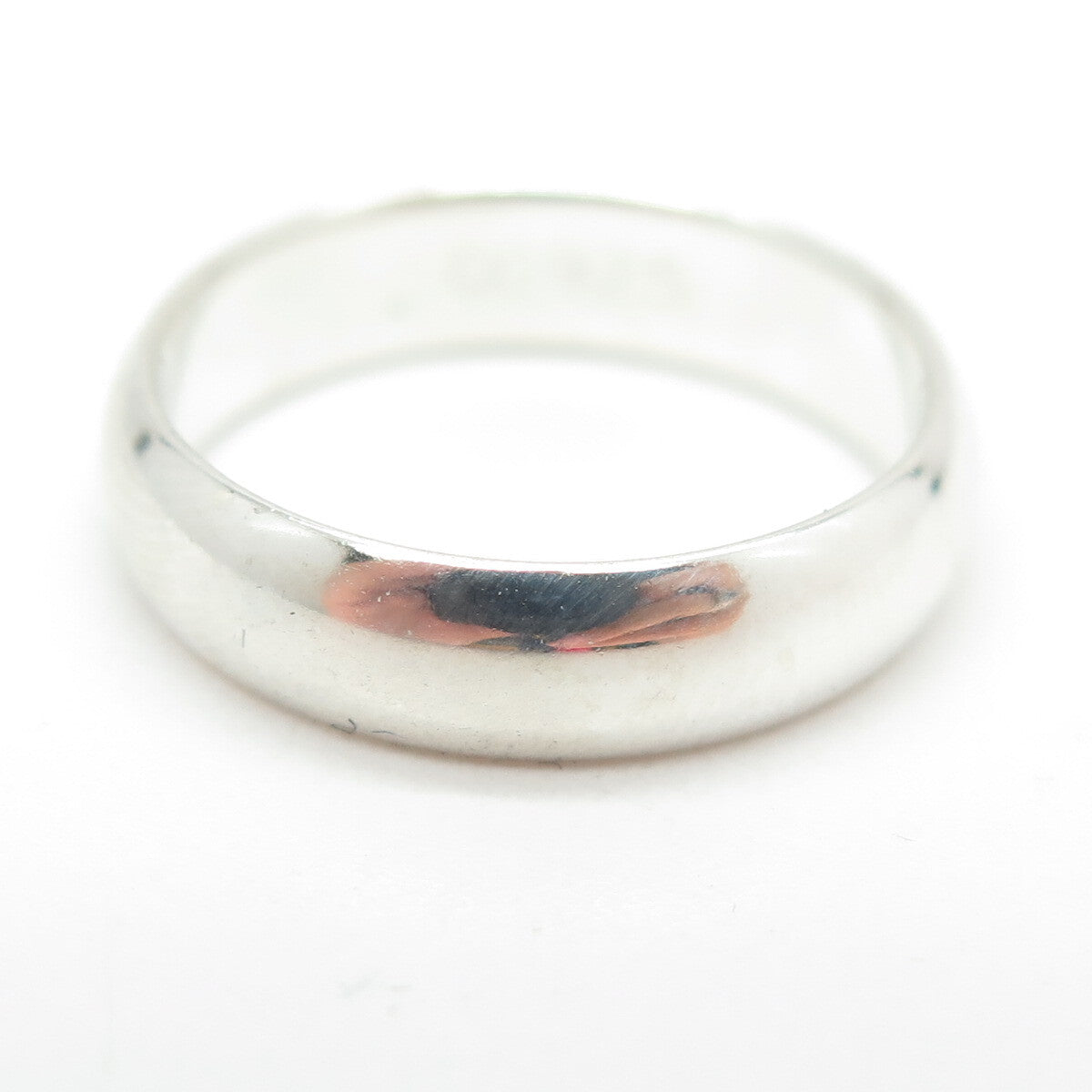 925 Sterling Silver Classic Wedding Band Ring Size 7.25