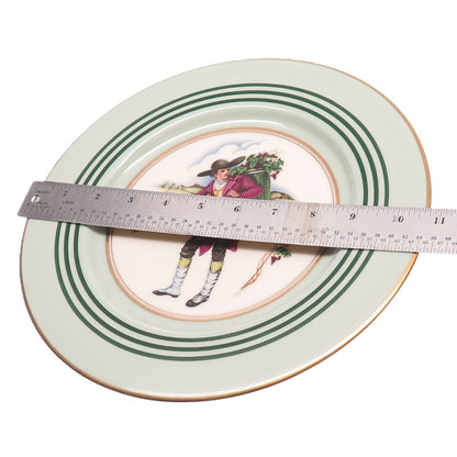 ROSEDALE China Made in USA Vintage Vigneron Hand Painted Porcelain Cabinet Plate
