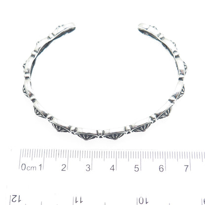 CAROLYN POLLACK AMERICAN WEST Old Pawn Sterling Silver Adjustable Bracelet 7.25"