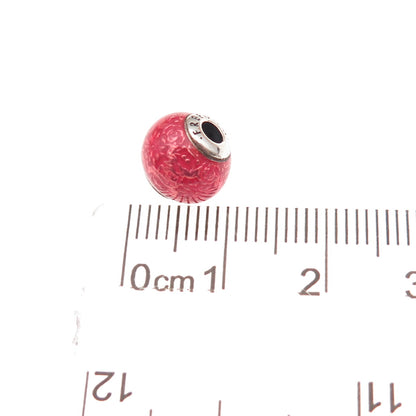 Pandora 925 Sterling Silver Enamel Essence Freedom Slide Bead Charm