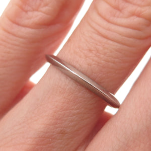 Tiffany & Co. 950 Platinum Vintage Knife-Edge Wedding Band Ring Size 6