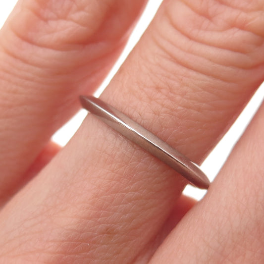 Tiffany & Co. 950 Platinum Vintage Knife-Edge Wedding Band Ring Size 6