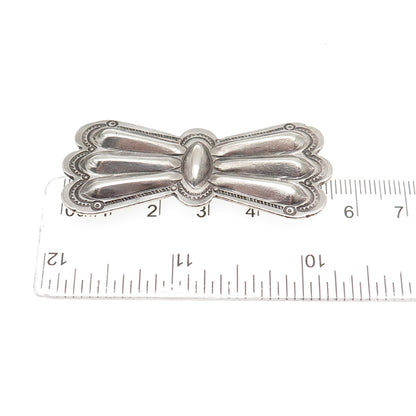 Old Pawn 925 Sterling Silver Vintage Southwestern Butterfly Bow Tribal Belt Part