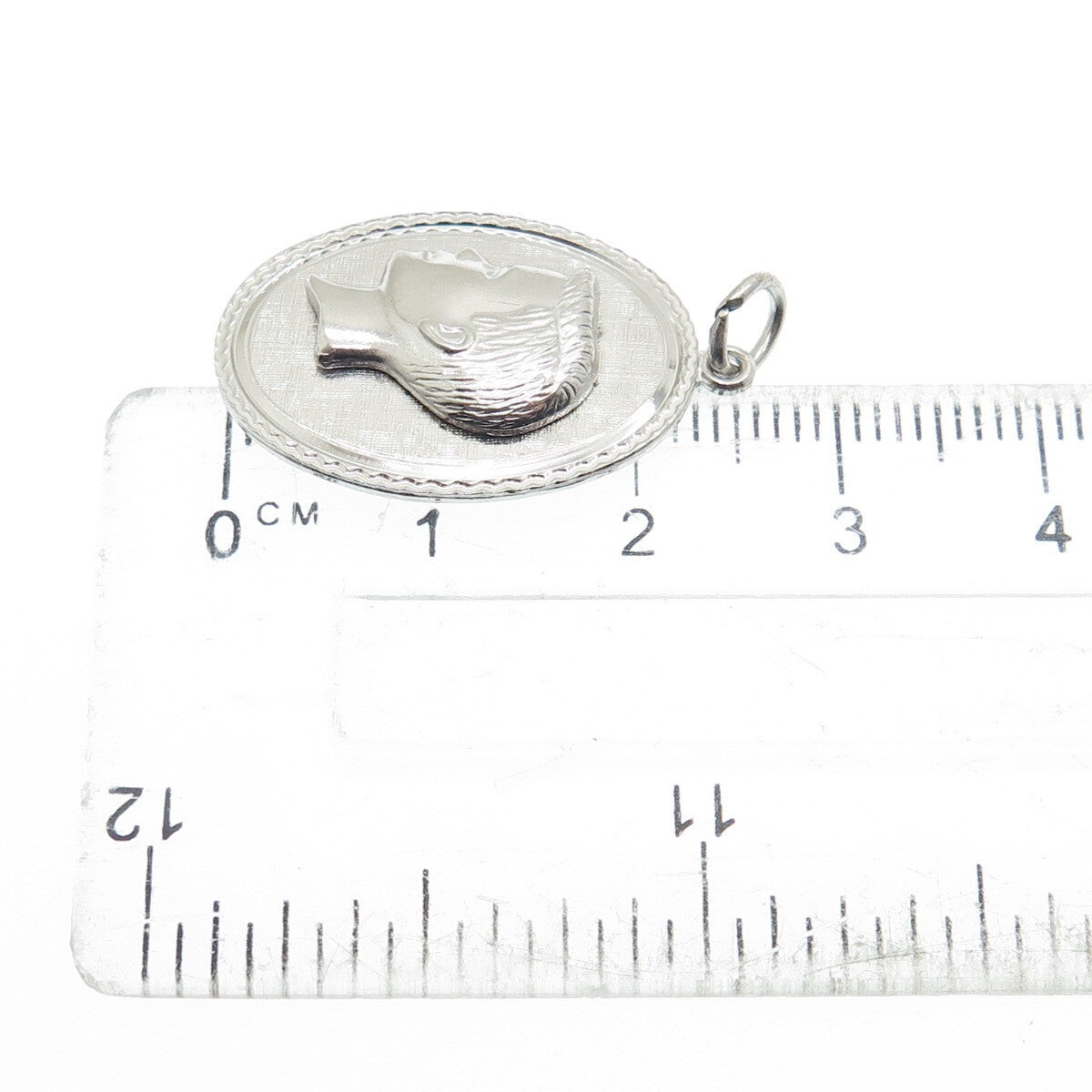 GRIFFITH & SONS CO. 925 Sterling Silver Antique Art Deco Boy Profile Pendant