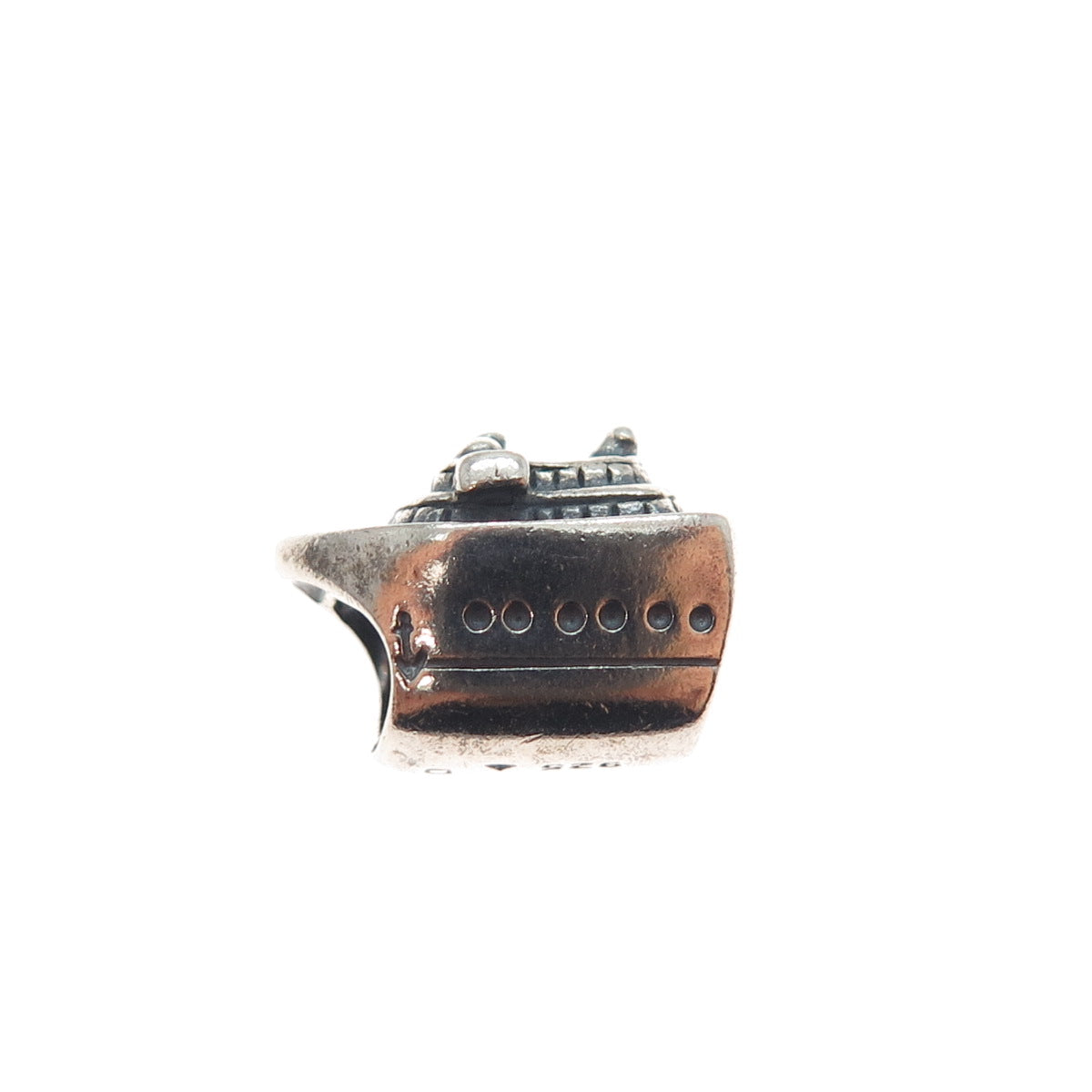CHAMILIA 925 Sterling Silver Cruise Ship Slide Bead Charm