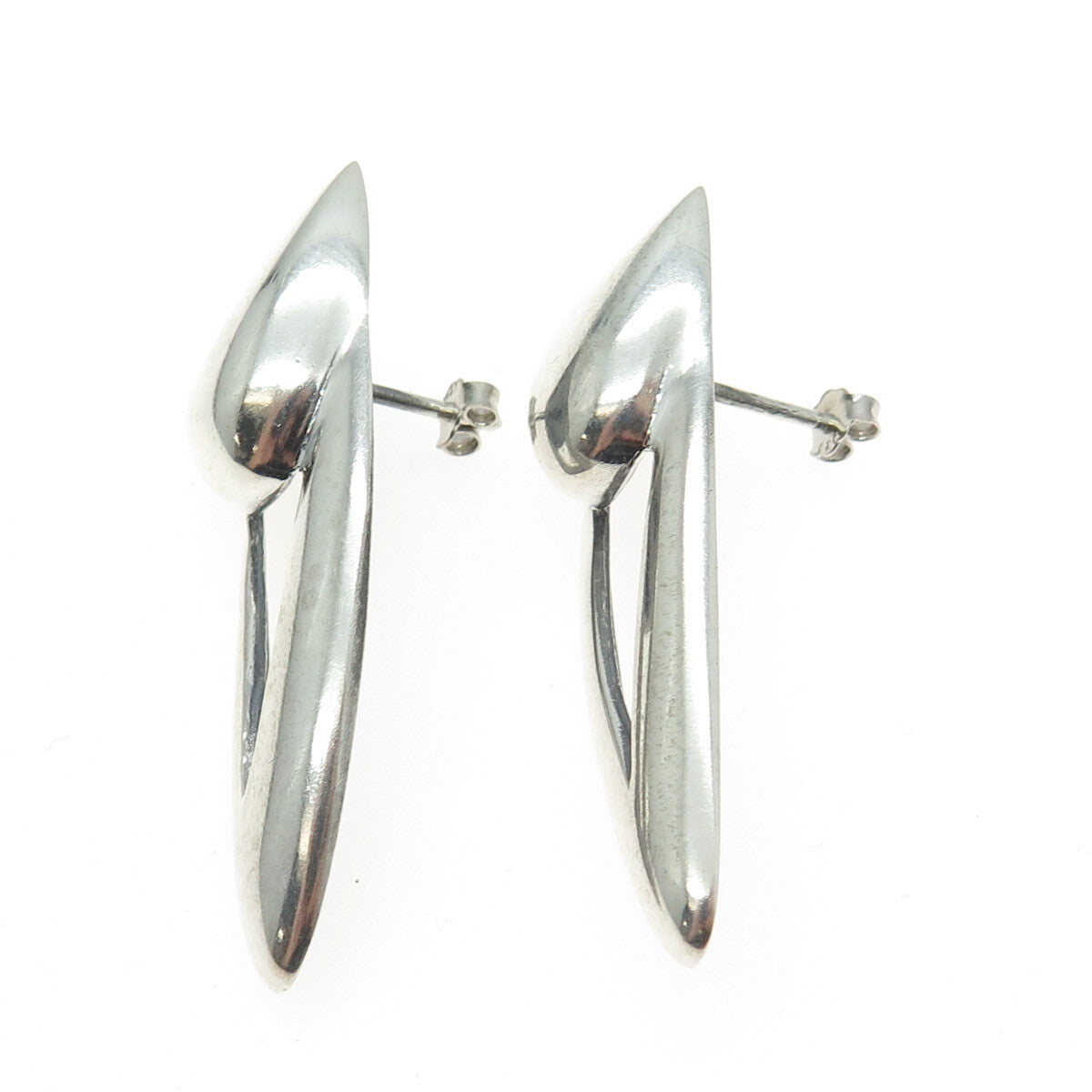 MARTELL 925 Sterling Silver Vintage Door Knocker Earrings