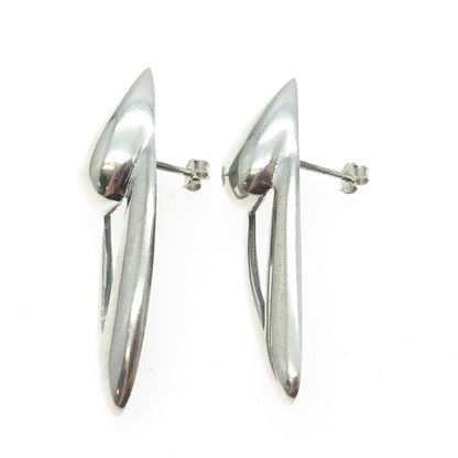 MARTELL 925 Sterling Silver Vintage Door Knocker Earrings