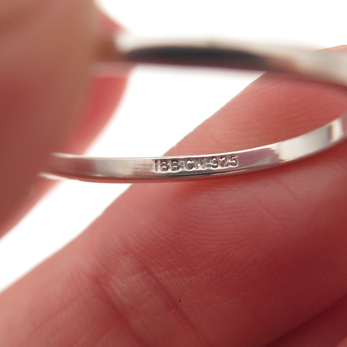 925 Sterling Silver Round-Cut C Z Bypass Ring Size 7