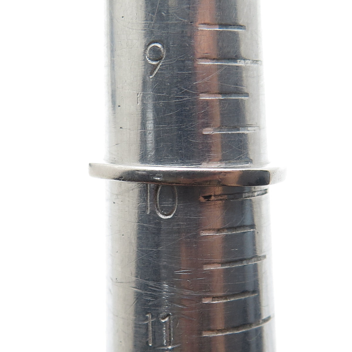 925 Sterling Silver Round-Cut C Z Half Eternity Stackable Band Ring Size 10