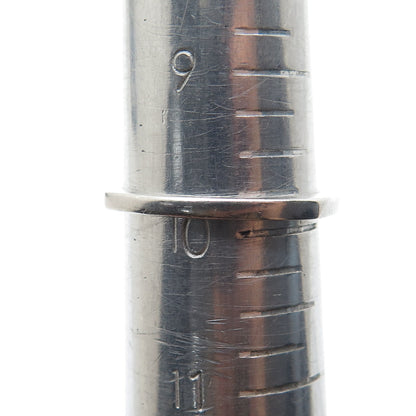 925 Sterling Silver Round-Cut C Z Half Eternity Stackable Band Ring Size 10